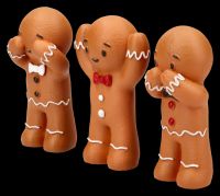 Lebkuchen-Figuren 3er Set - Drei weise Lebkuchenmänner
