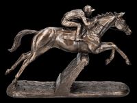 Horses Figurine with Rider - Hurdles Race