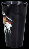 Drinking Glass Metallica black - Master Of Puppets