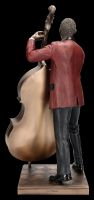 The Jazz Band Figurine - Double Bass Player red