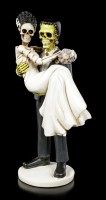 Frankenskull Figurine with Bride