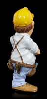 Funny Job Figurine - Construction Worker with Tool Belt