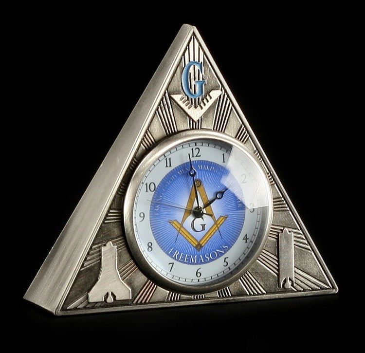 Desk Clock - Freemasons