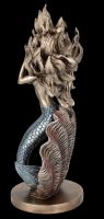 Meerjungfrauen Figur vor Muschel