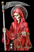 Santa Muerte Figurine - red