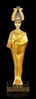 Egyptian Figurine - Osiris gold colored