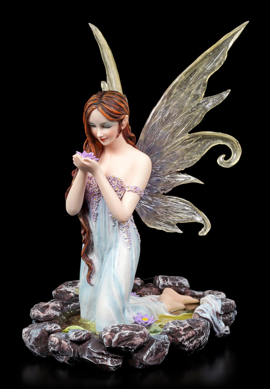Fairy Figurine - Elrica in Water with Flower