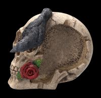 Ashtray - Raven on Skull