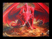 3D Bild mit Drache - Dragons Lair