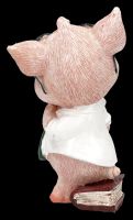 Witzige Schweinefigur im Hemd mit Krawatte - Preston