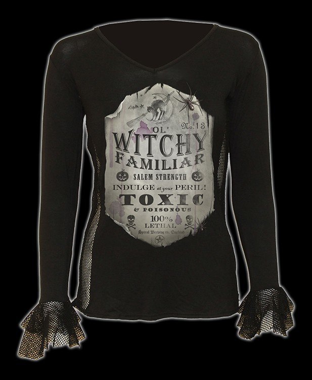Witchy Familiar - Woman Lace Longsleeve