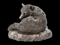 Wolf Figur - Guardian of the North - bronziert