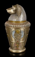 Kanopenkrug - Horussohn Hapi - bronziert