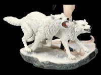 Skadi Figurine with Wolves - Nordic Winter Goddess