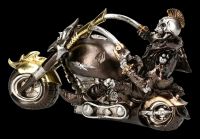 Skelett Figur mit Motorrad - Wheels of Steel