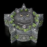 Pentagramm Schatulle mit Katze - The Charmed One
