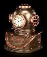 Table Clock - Steampunk Diving Helmet