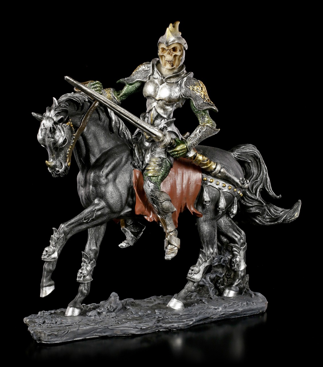 Demon Figurine - Nakaa on Horse - colored