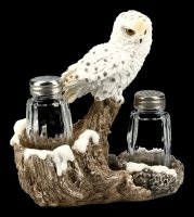 Salt and Pepper Shaker - Snow Owl
