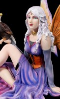 Fairy Figurine - Salma sitting with Eagle
