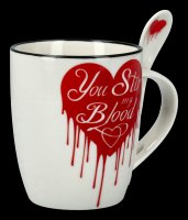 Mug with Spoon - You Stir My Blood
