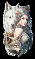 Blechschild - Wolfs Prinzessin