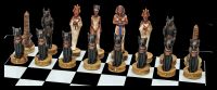 Chess Set - Egyptians vs. Romans coloured