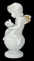 Angel Figure - Cherub with Dove