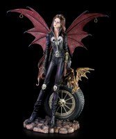 Dark Angel Figur - Biker Outfit mit Drachen