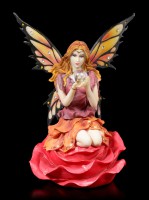 Fairy Figurine - Isara on Rose bloom