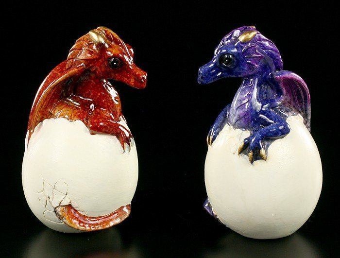 Dragon Baby out of Egg - Set of 2