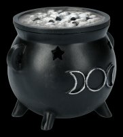 Incense Cone Holder - Triple Moon Cauldron