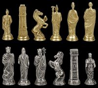 Chess Figurines Romans vs Barbarians - Metal