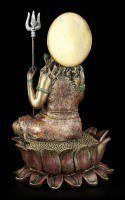 Hinduistische Götter Figur - Shiva - Sitzend auf Lotusblüte
