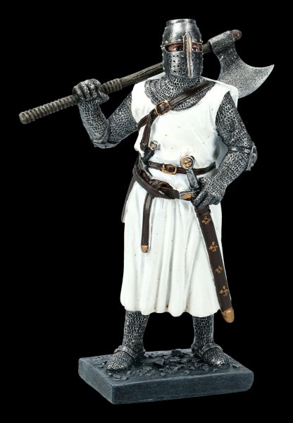 Knight Figurine - Templar with two-handed Axe