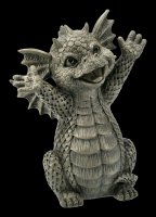Small Garden Figurine - Happy Dragon