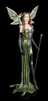 Elfen Figur - Lesandra mit Zepter und Drache
