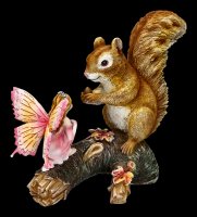 Waldfee Figur - Animalia mit Eichhörnchen