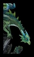 Dragon Figurine green - Clifftop Dragon