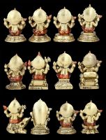 Ganesha Figurines - Set of 12