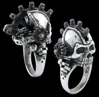 Steamhead - Alchemy Steampunk Skull Ring