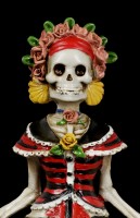 Skelett Figur - Rote Senorita DOD