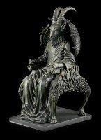 Satan Goat Figurine on Throne