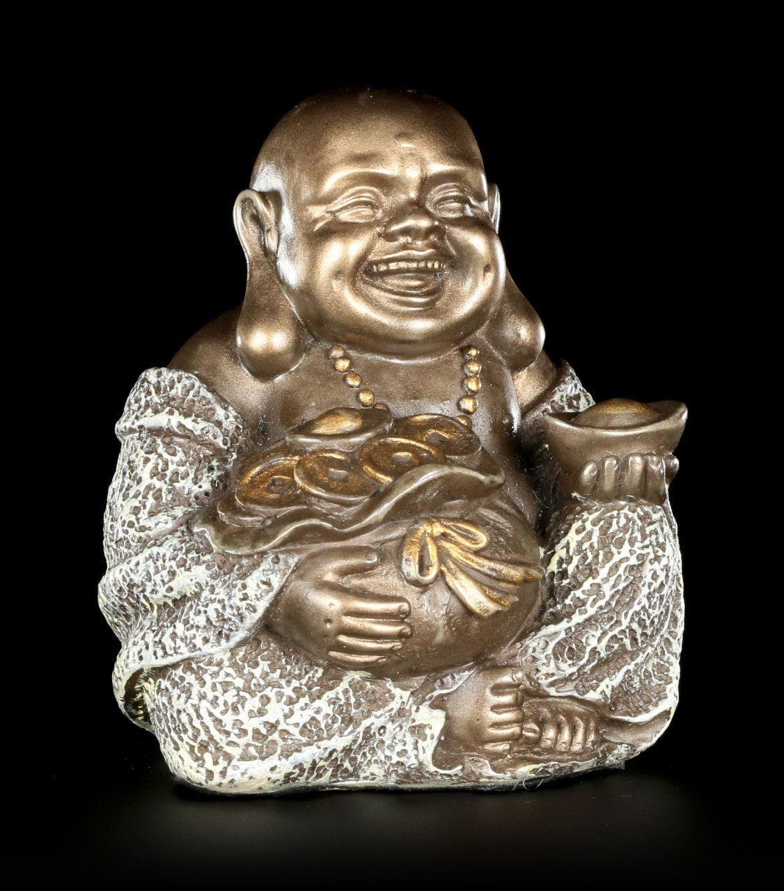 Happy Buddha Figur - Reichtum