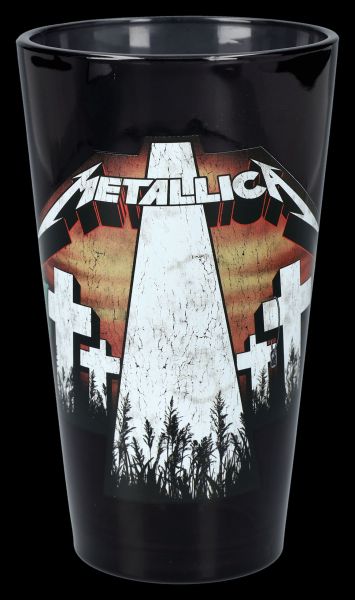 Trinkglas Metallica schwarz - Master Of Puppets