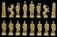Chess Figurines Romans vs Barbarians - Metal