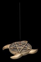 Incense Burner - Triple Moon Pentagram