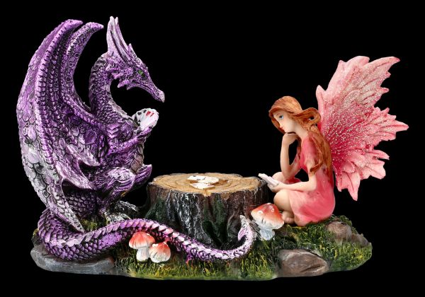 Dragon Figurine and Fairy Playing Card - Dragon's Hand
