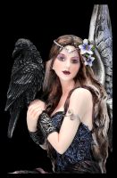 Fairy Figurine - Frey with Raven