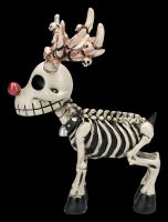 Skelett Rentier Weihnachtsfigur - Rudi